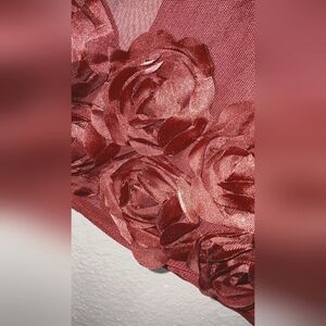 Dark red homecoming dress